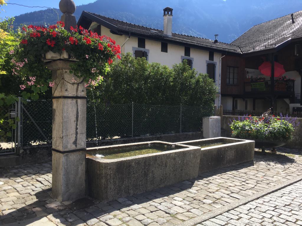 Une nouvelle balade le long des fontaines de Bex